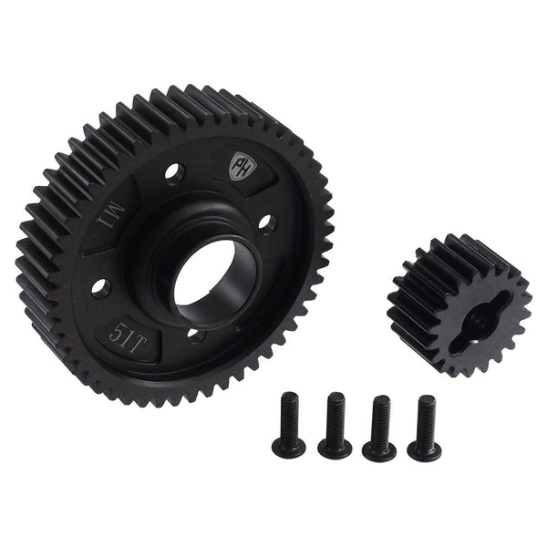 Powerhobby Center Diff Output Gear 51T & Input Gear 20T FOR Traxxas X-Maxx / XRT