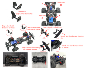 Powerhobby Brass Long Arm High Clarence Lift Kit FOR Traxxas TRX-4M High Trial