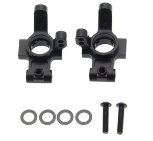 Powerhobby Aluminum Rear Steering Hub Carriers Black FOR Traxxas 4-Tec Drift