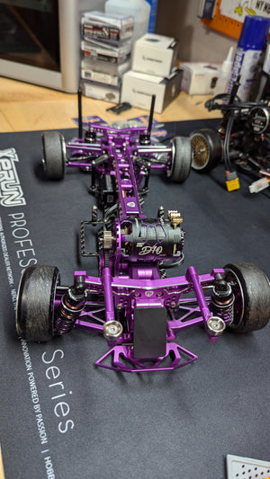 Powerhobby Aluminum Rear Bumper Purple MST RMX 2.5