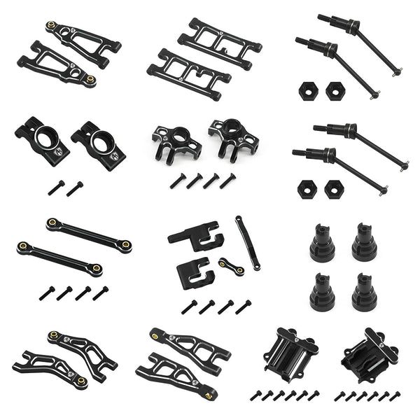 Powerhobby Aluminum Upgrade Conversion Kit Black Arrma Mojave Grom