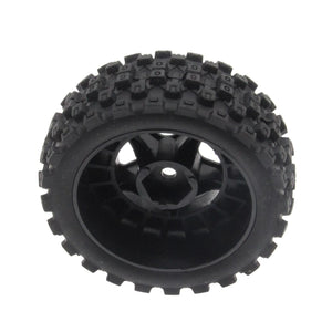 PowerHobby Mounted Tires / Wheels (4) Arrma Typhon Grom Black