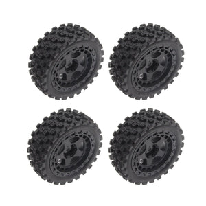 Mounted Tires / Wheels (4) Arrma Typhon Grom Black