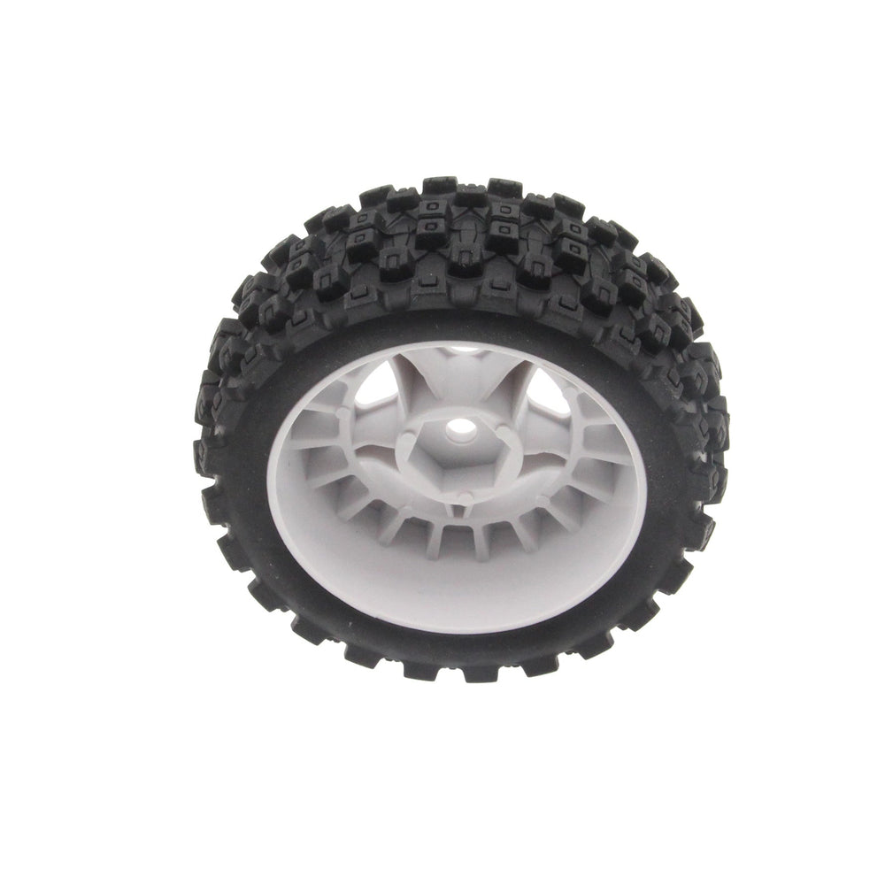 Mounte Tires / Wheels (4) Arrma Typhon Grom White