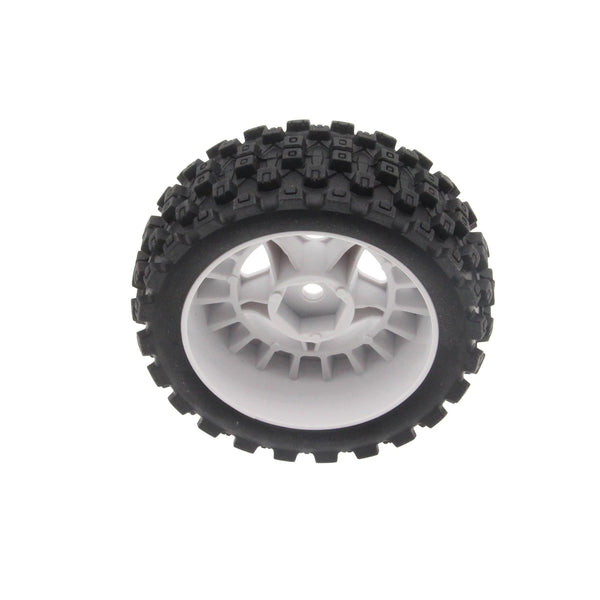 Mounte Tires / Wheels (4) Arrma Typhon Grom White