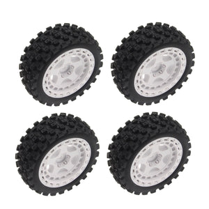 Mounte Tires / Wheels (4) Arrma Typhon Grom White