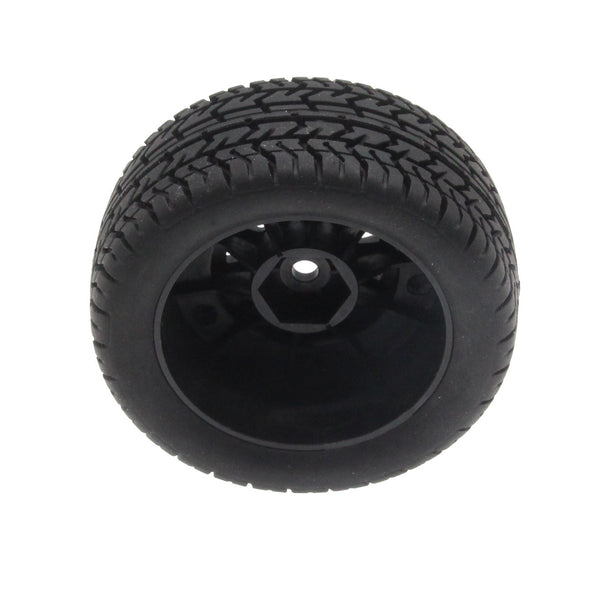 Mounted Tires / Wheels (4) Arrma Grom Granite Black