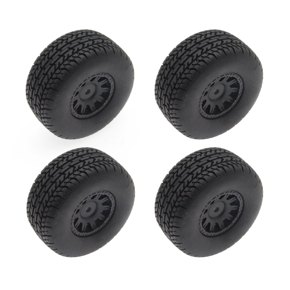 Mounted Tires / Wheels (4) Arrma Grom Granite Black
