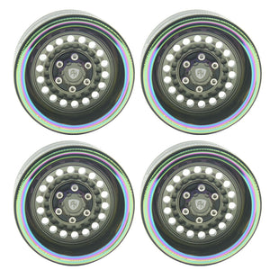 Powerhobby 1.9" Aluminum Wheels Grey (4) 1/10 Rock Crawler