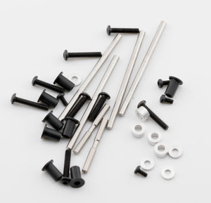 Powerhobby MB Aluminum Adjustable Rear Lower Arms Red MST RMX 2.5 / 2.0