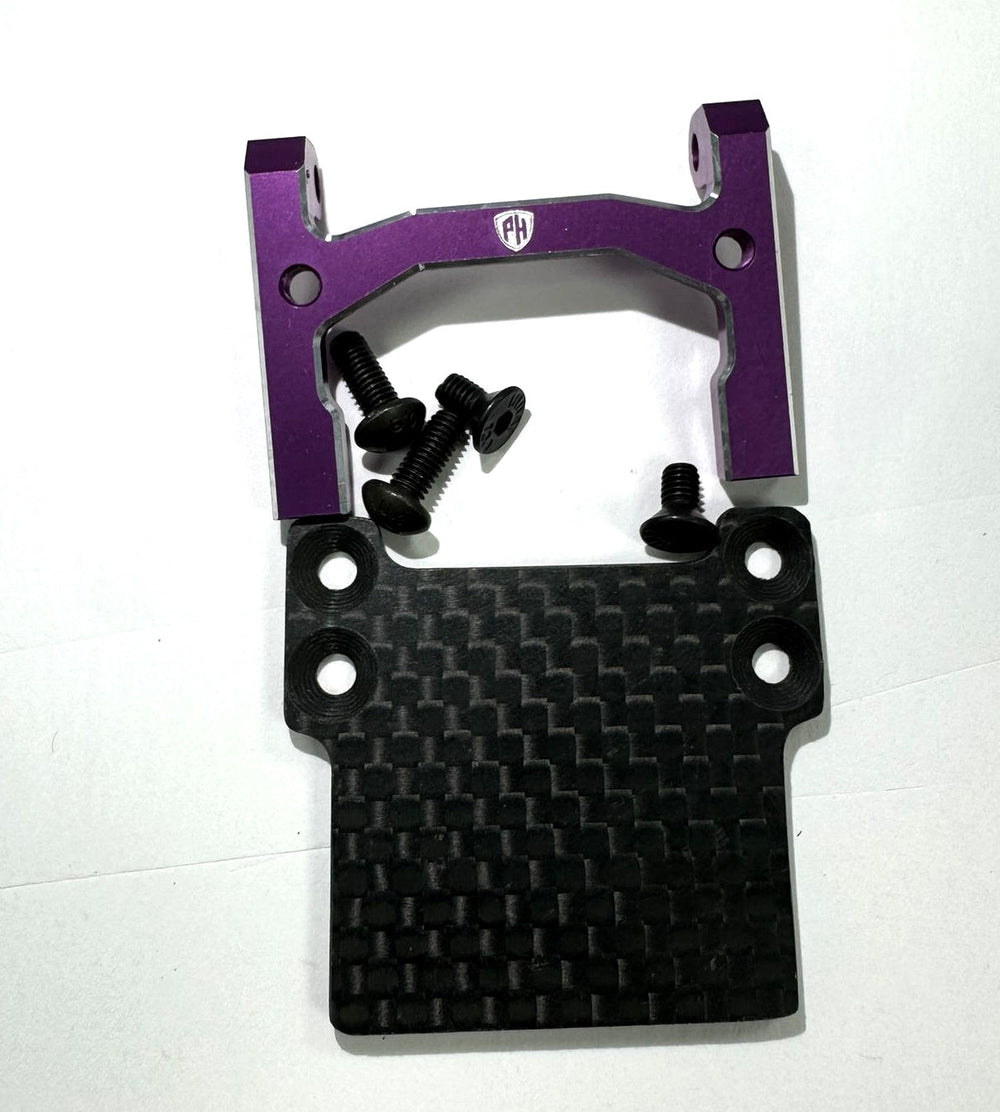Powerhobby Carbon Fiber Rear ESC Mount Purple MST MRX / FRX