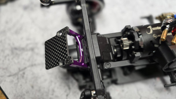 Powerhobby Carbon Fiber Rear ESC Mount Purple MST MRX / FRX