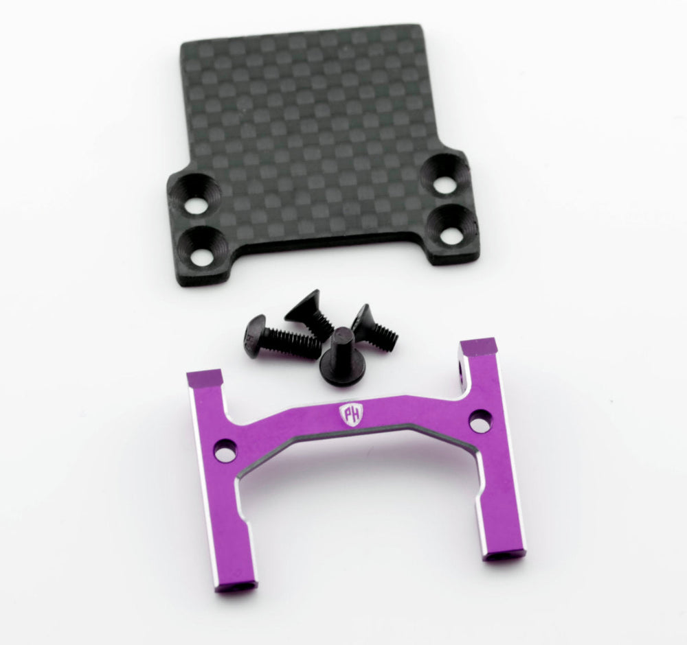 Powerhobby Carbon Fiber Rear ESC Mount Purple MST MRX / FRX
