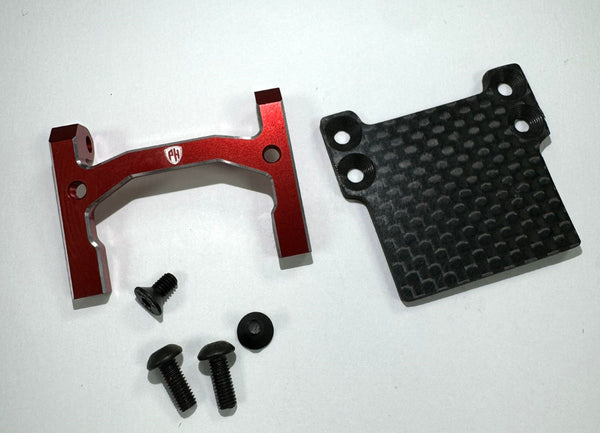 Powerhobby Carbon Fiber Rear ESC Mount Red MST MRX / FRX