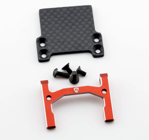 Powerhobby Carbon Fiber Rear ESC Mount Red MST MRX / FRX