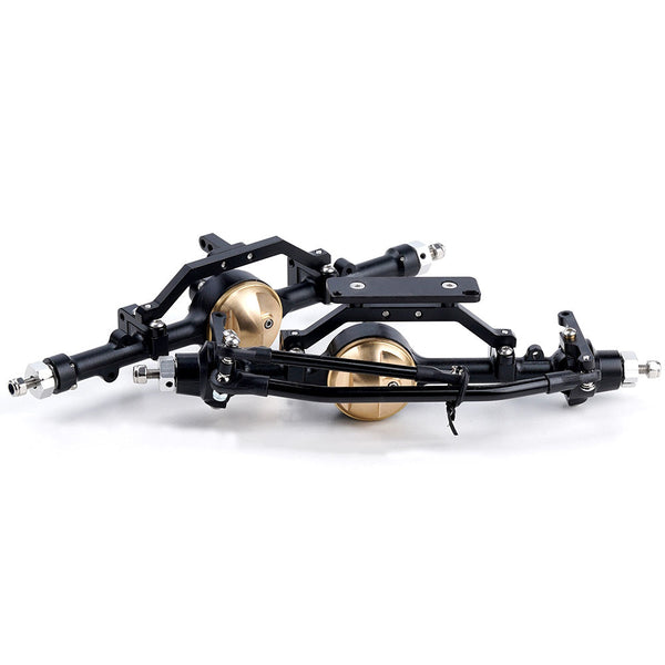 Aluminum D90 Front + Rear Axles w/ Brass Cover