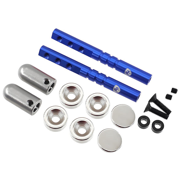 Powerhobby Magnetic Realistic Body Mounts Blue Fits : 1/10 Car / Rock Crawler