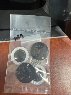 Powerhobby Dummy Disc Brake Hex Black FOR Kyosho Fazer