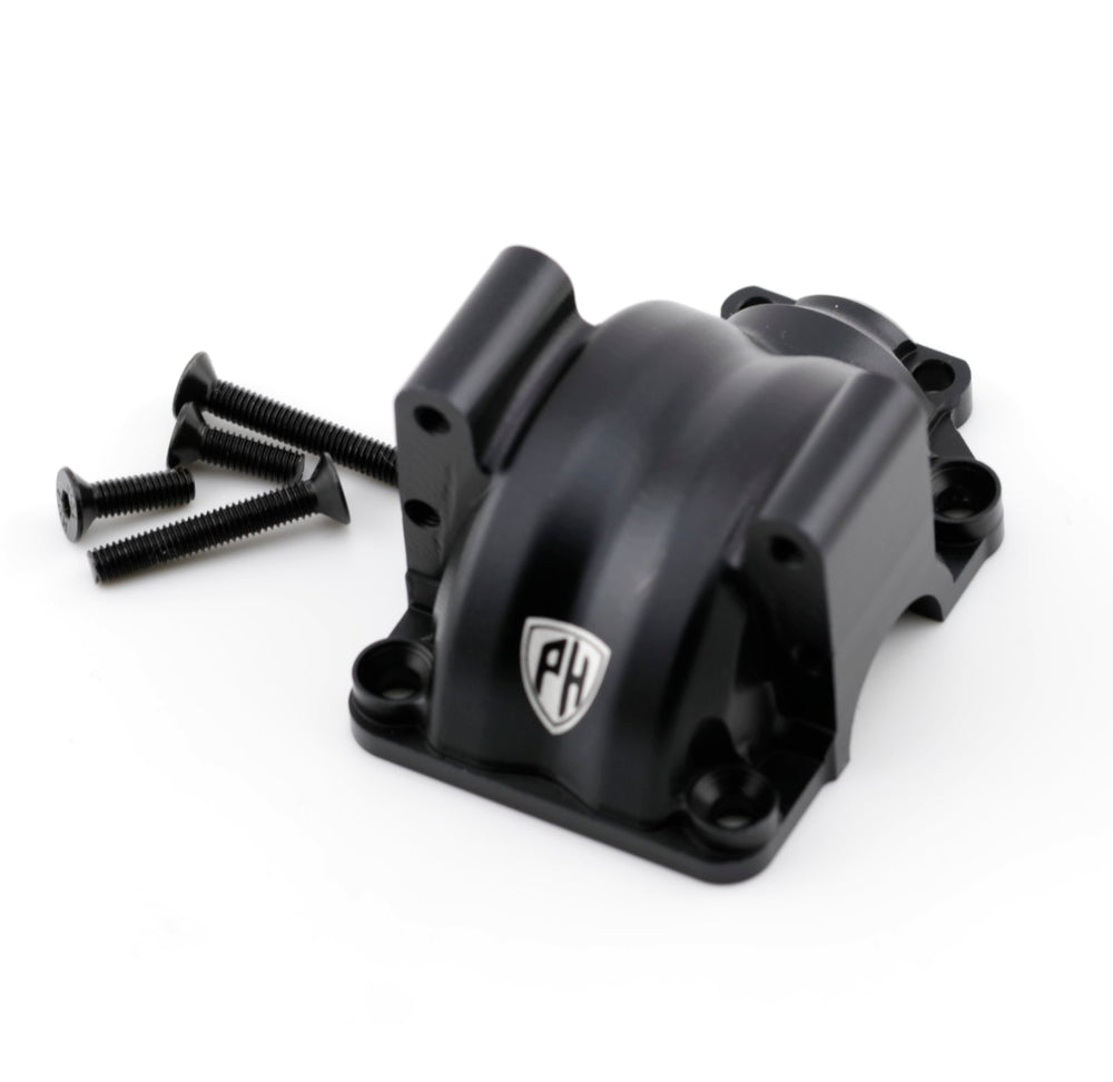 Powerhobby Aluminum Front Gearbox Cover Black Kyosho Fazer / Mad Van VE