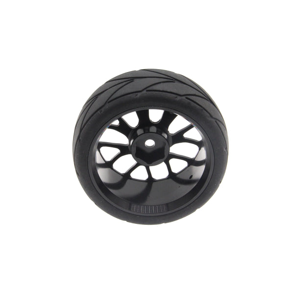 Powerhobby Aluminum On Road Tires / Wheels (4) 1/10 Car 12MM