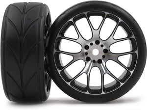 Powerhobby Aluminum On Road Tires / Wheels (4) 1/10 Car 12MM