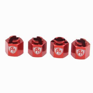Powerhobby Aluminum Wheel Hex Red Redcat Ascent-18