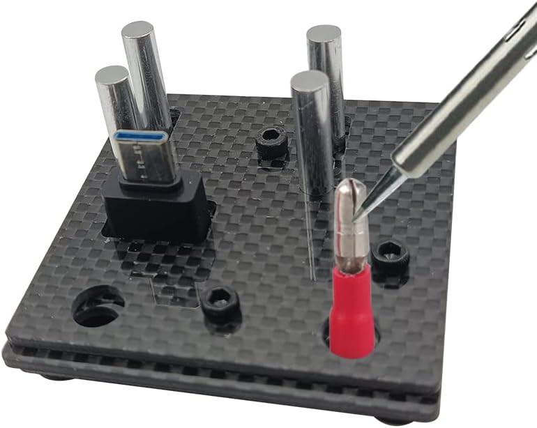 PowerHobby Carbon Fiber Soldering Jig Wire Station with Pocket Hole Jig