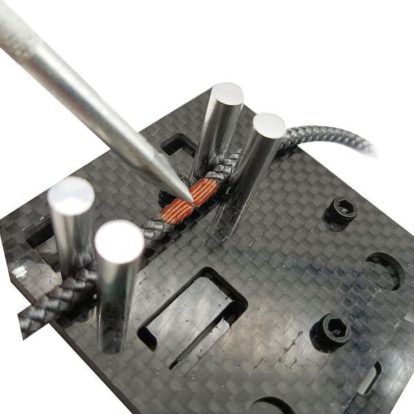 Carbon Fiber Soldering Jig Wire Station with Pocket Hole Jig