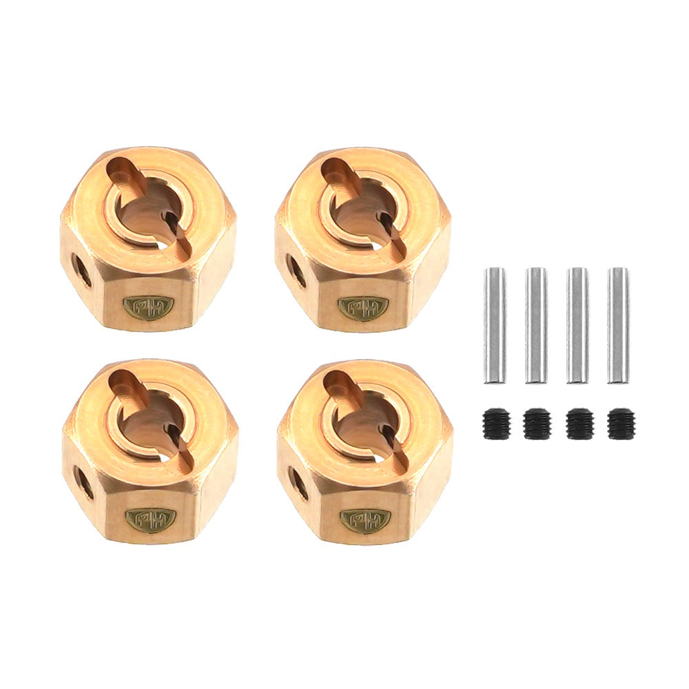 Powerhobby Brass Wheel Combiner 8mm Hex 1/10 Redcat Ascent