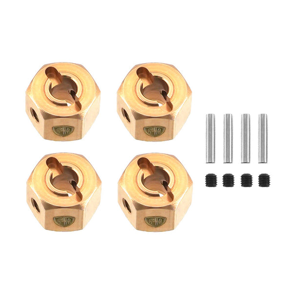 Powerhobby Brass Wheel Combiner 8mm Hex 1/10 Redcat Ascent