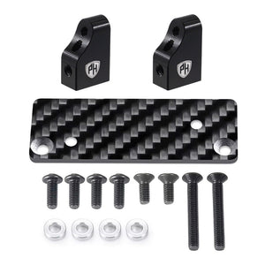 Powerhobby Aluminum / Carbon Fiber Servo Mount Fixed Bracket Tamiya Clod Buster