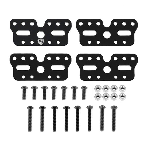 Powerhobby Aluminum Front Rear Shock Heightening Towers Mount Tamiya Clod Buster