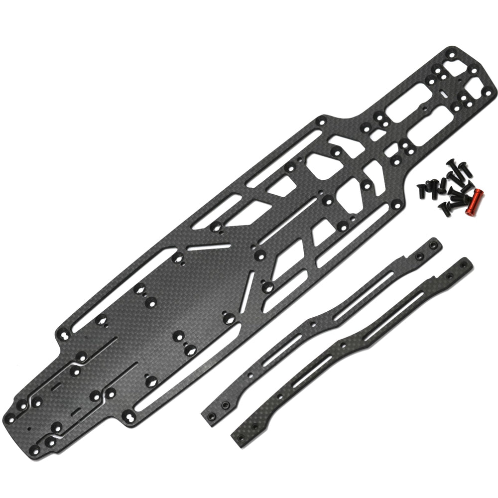 Powerhobby Lightweight Carbon Fiber Main Chassis w Upper Deck MST RMX 2.0 / 2.5