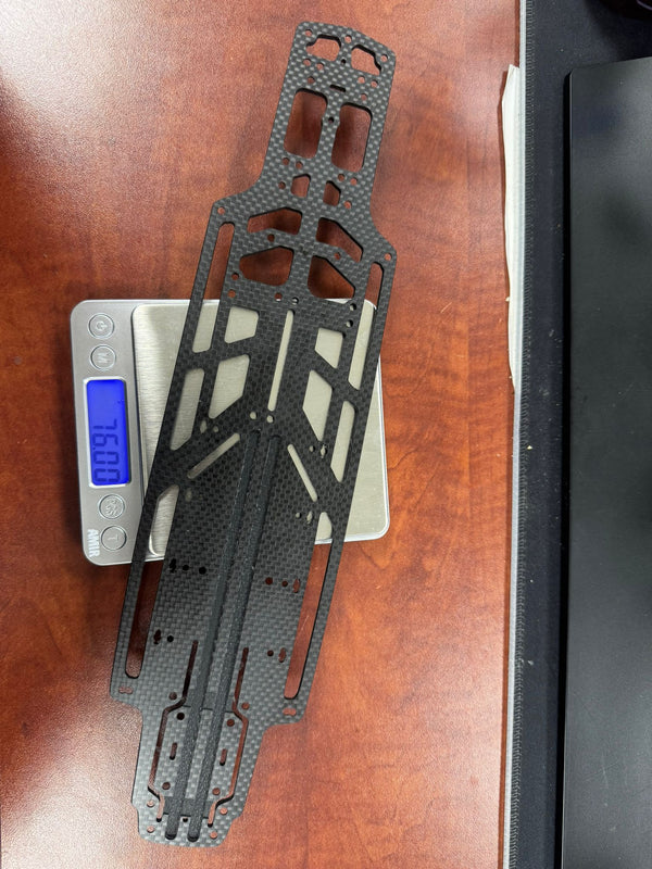 Powerhobby Lightweight Carbon Fiber Main Chassis w Upper Deck MST RMX 2.0 / 2.5