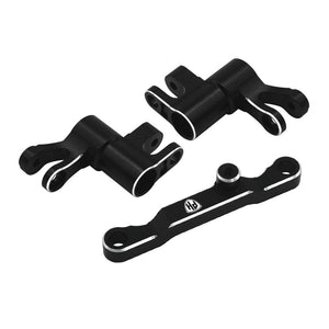 Powerhobby 7075 Aluminum Steering / Bellcrank Black FOR Traxxas Mini Maxx