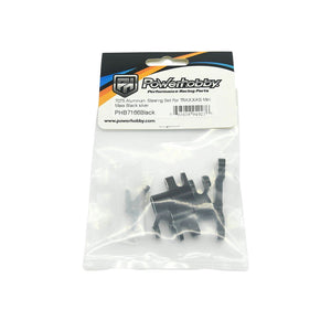 Powerhobby 7075 Aluminum Steering / Bellcrank Black FOR Traxxas Mini Maxx