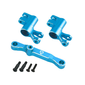 Powerhobby 7075 Aluminum Steering / Bellcrank Blue FOR Traxxas Mini Maxx