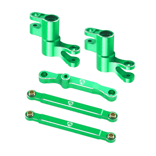 Powerhobby 7075 Aluminum Steering / Bellcrank Set Green FOR Traxxas Mini Maxx