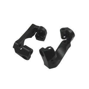 Powerhobby 7075 Aluminum Front C Hub / Knuckle Arms Black FOR Traxxas Mini Maxx