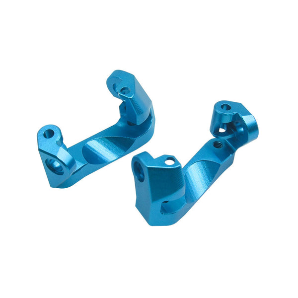 Powerhobby 7075 Aluminum Front C Hub / Knuckle Arms Blue FOR Traxxas Mini Maxx