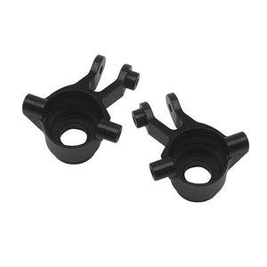 Powerhobby 7075 Aluminum Front Hub / Knuckle Arms Black FOR Traxxas Mini Maxx