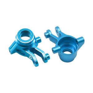 Powerhobby 7075 Aluminum Front Hub / Knuckle Arms Blue FOR Traxxas Mini Maxx
