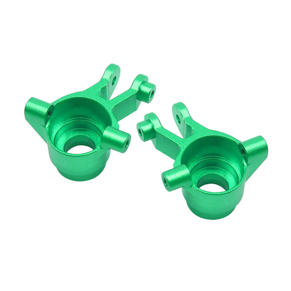 Powerhobby 7075 Aluminum Front Hub / Knuckle Arms Green FOR Traxxas Mini Maxx