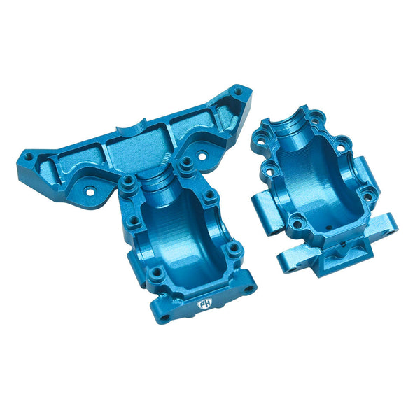 Powerhobby 7075 Aluminum Rear Gearbox Blue FOR Traxxas Mini Maxx
