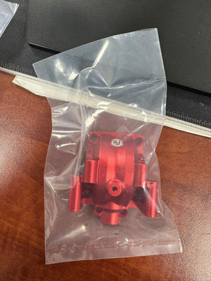 Powerhobby Aluminum Rear Gearbox Cover Red Kyosho Fazer / Mad Van VE