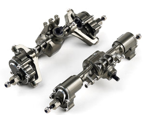 Powerhobby Aluminum Front and Rear Portal Axles +8mm Redcat Ascent-18