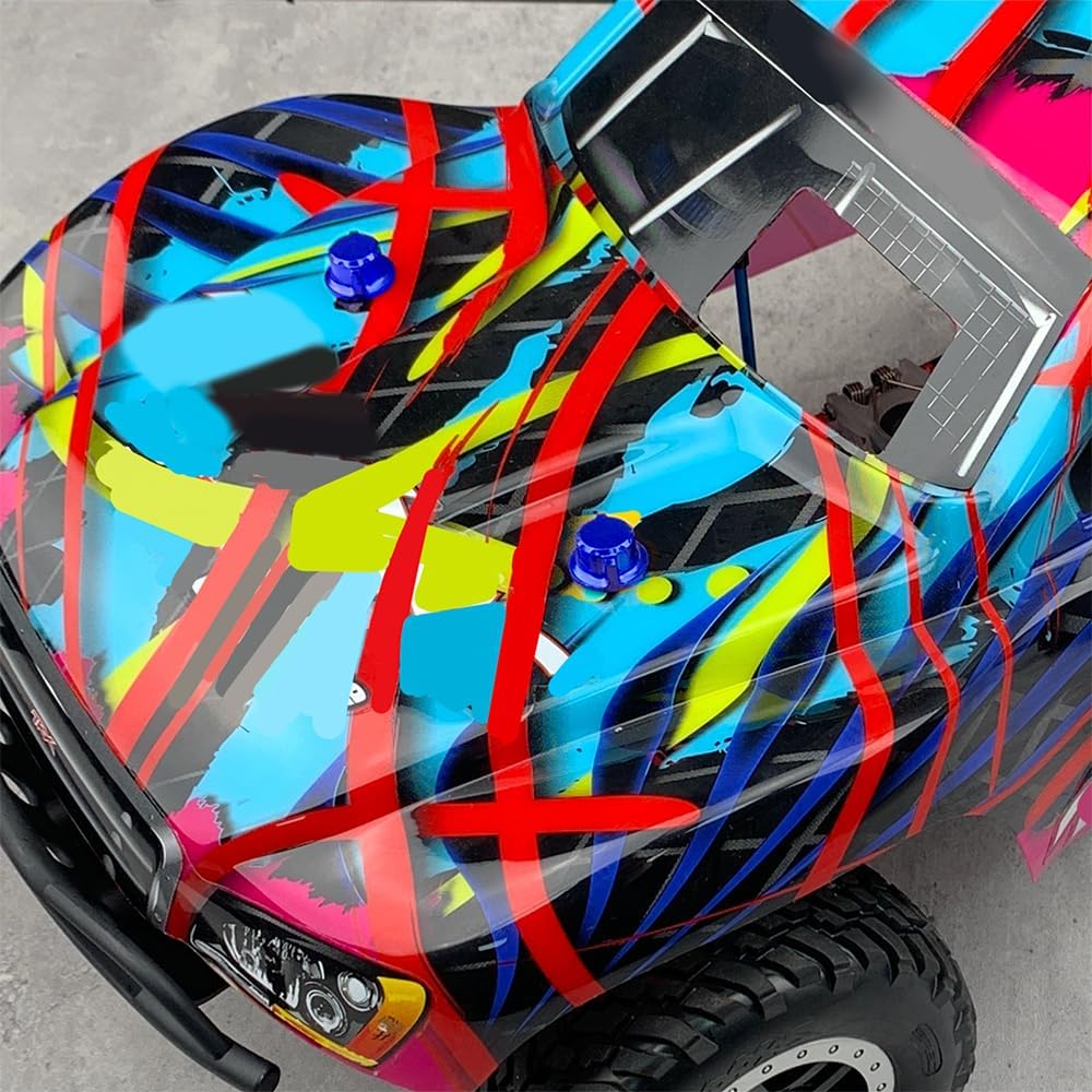 Powerhobby Aluminum Body Mount Thumb Screws Nuts Blue FOR Traxxas Slash