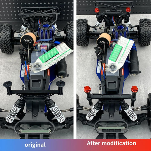 Powerhobby Aluminum Body Mount Thumb Screws Nuts Red FOR Traxxas Slash