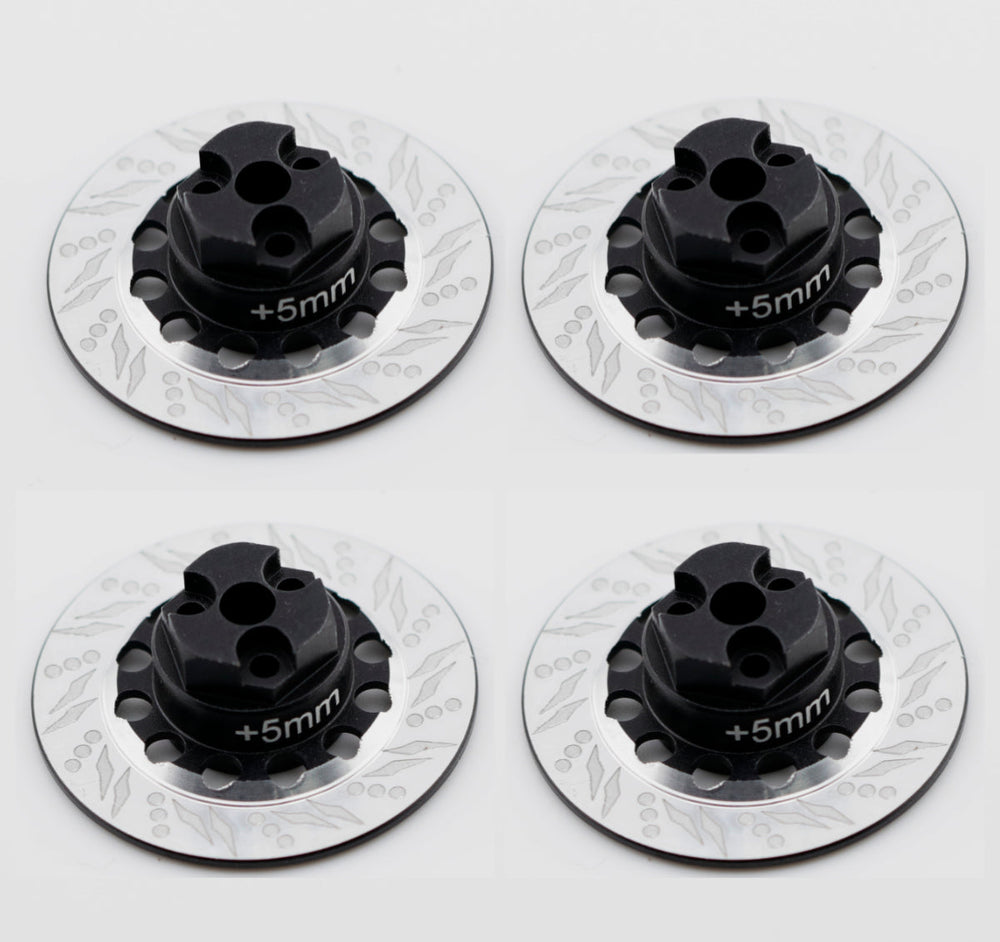 Powerhobby Aluminum Wheel Hub Black FOR Kyosho Fazer MK2