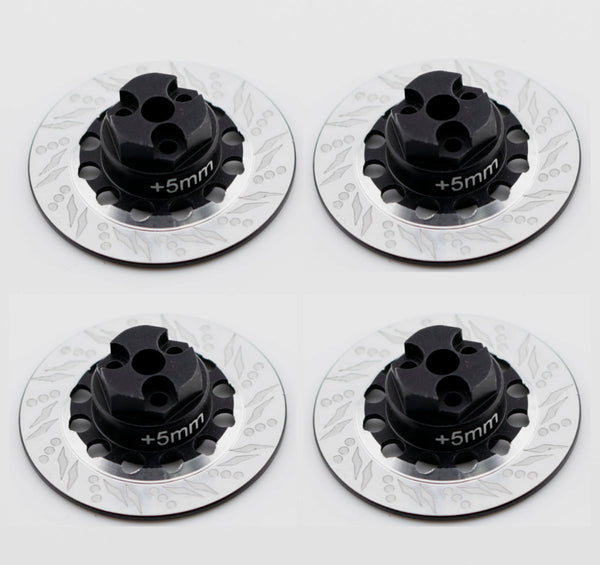 Powerhobby Aluminum Wheel Hub Black FOR Kyosho Fazer MK2